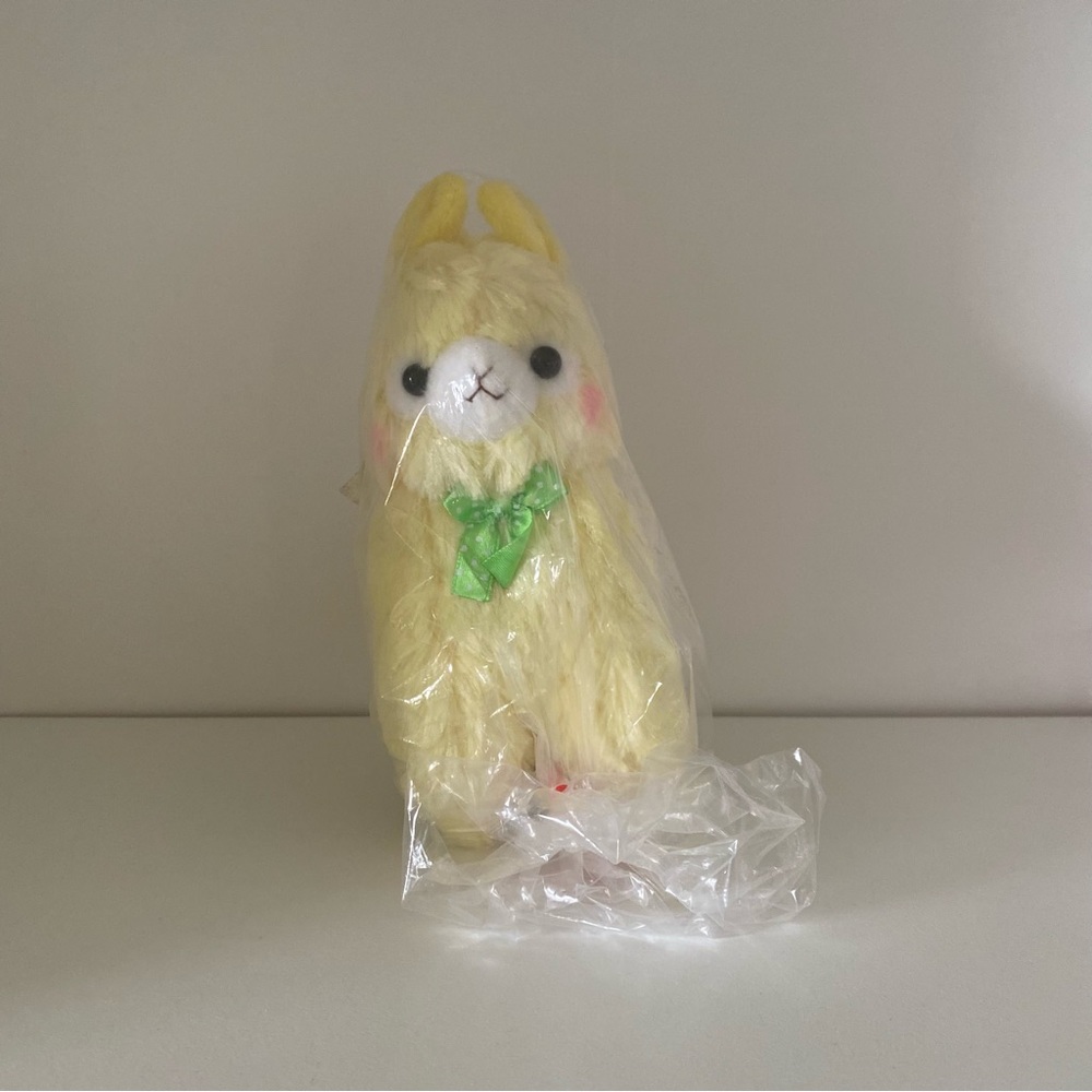 Amuse Yellow Alpacasso Alpaca Plush
